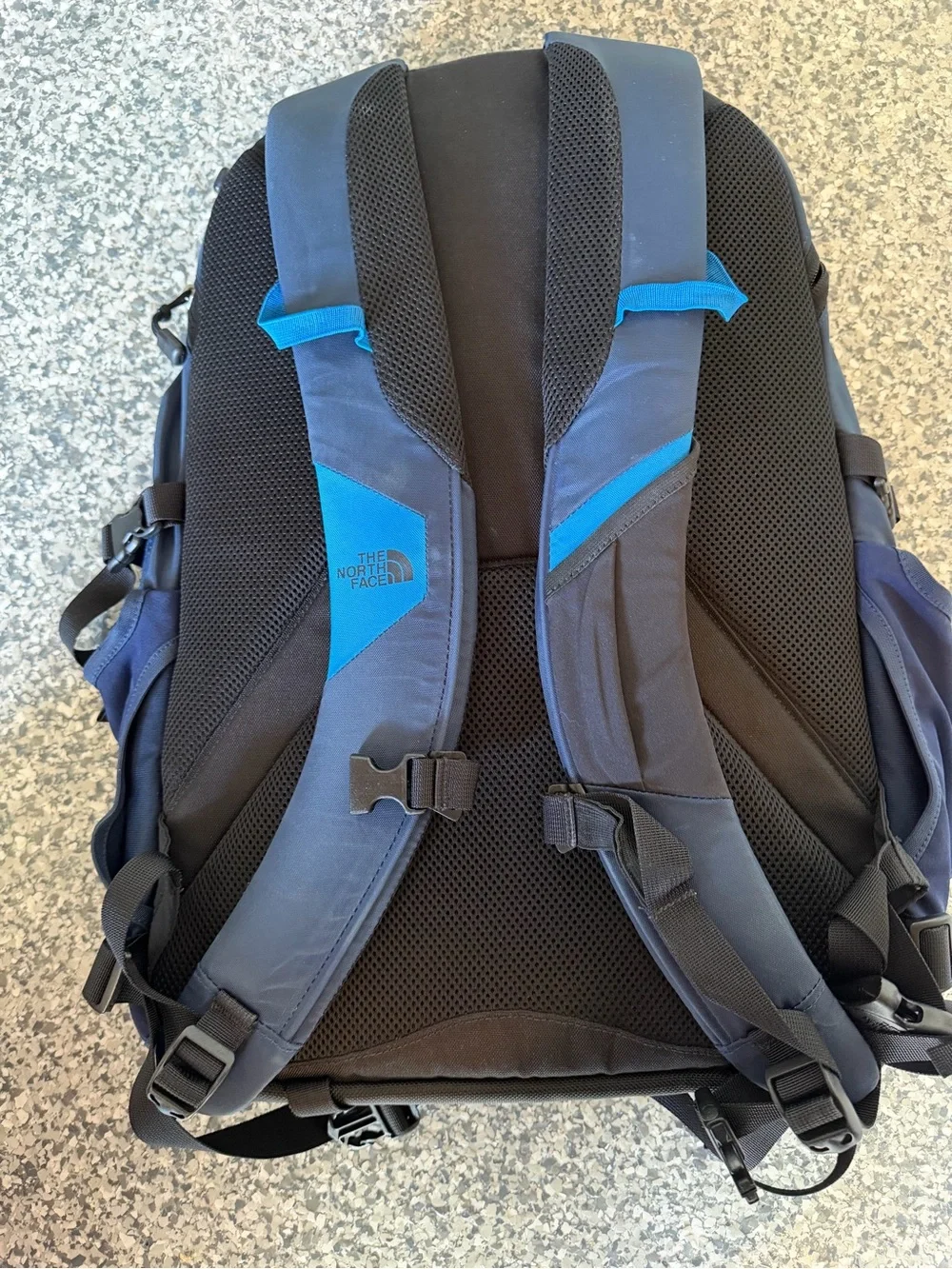 The North Face Surge Backpack- Blue and Navy Hiking Backpack